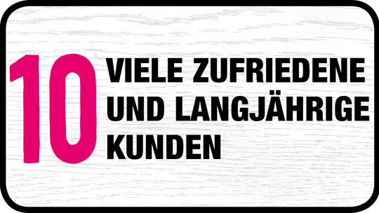 Viele Zufriedene und langjährige Kunden